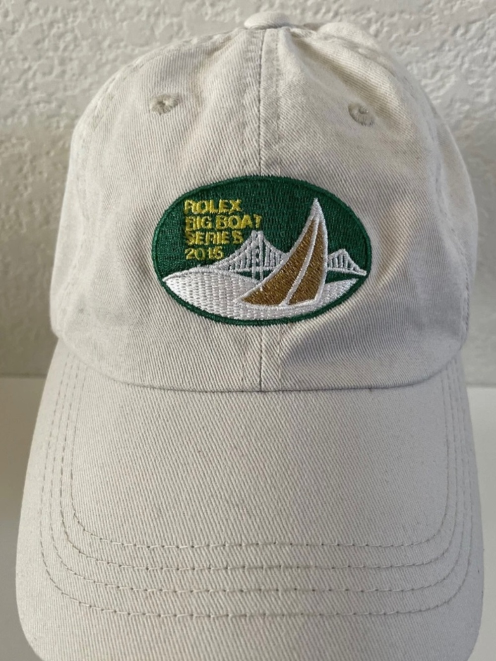 Rolex Big Boat Series 2015 Cream Baseball Hat Adjustable